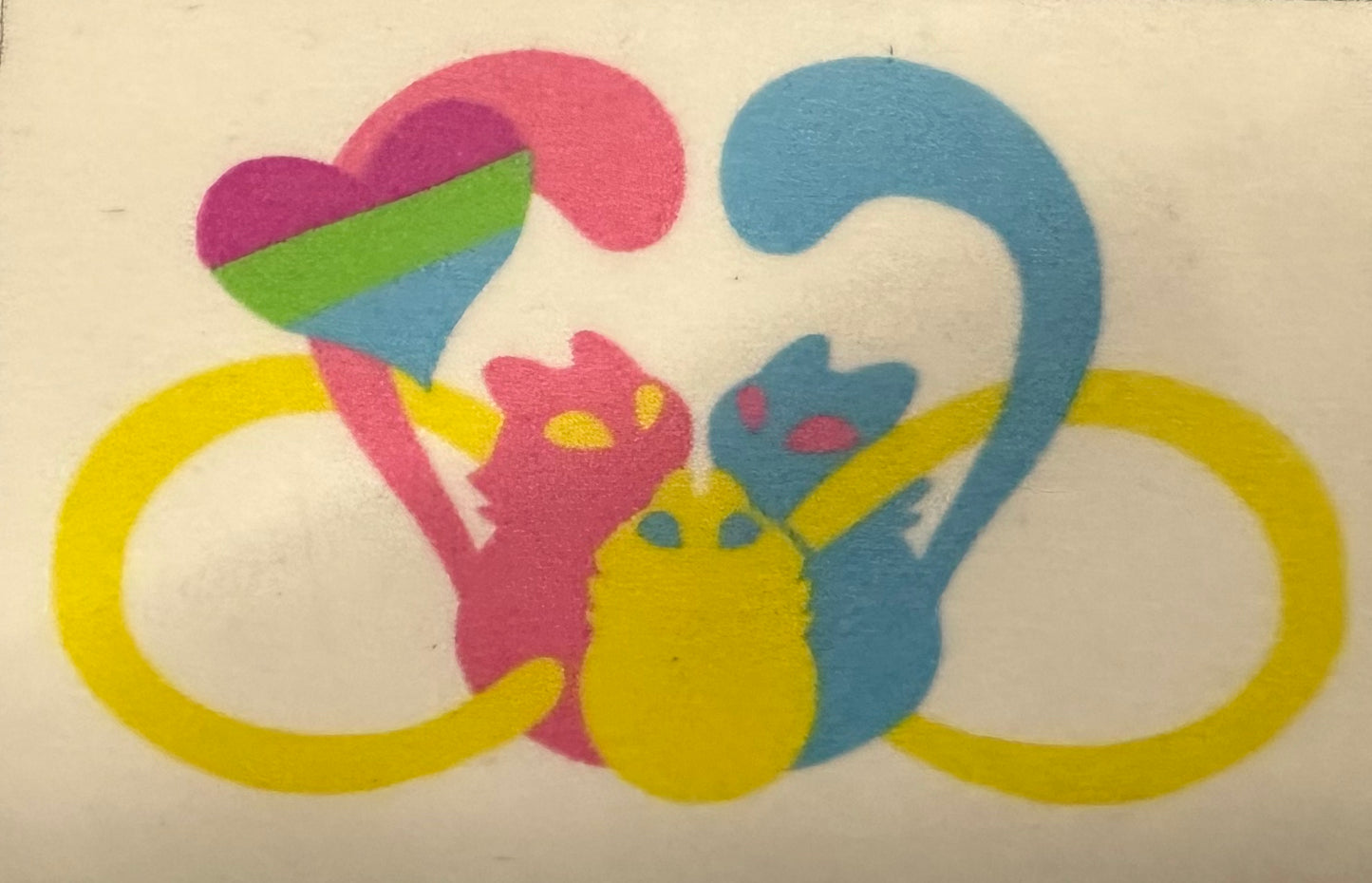 Pan Poly Cats Magnet