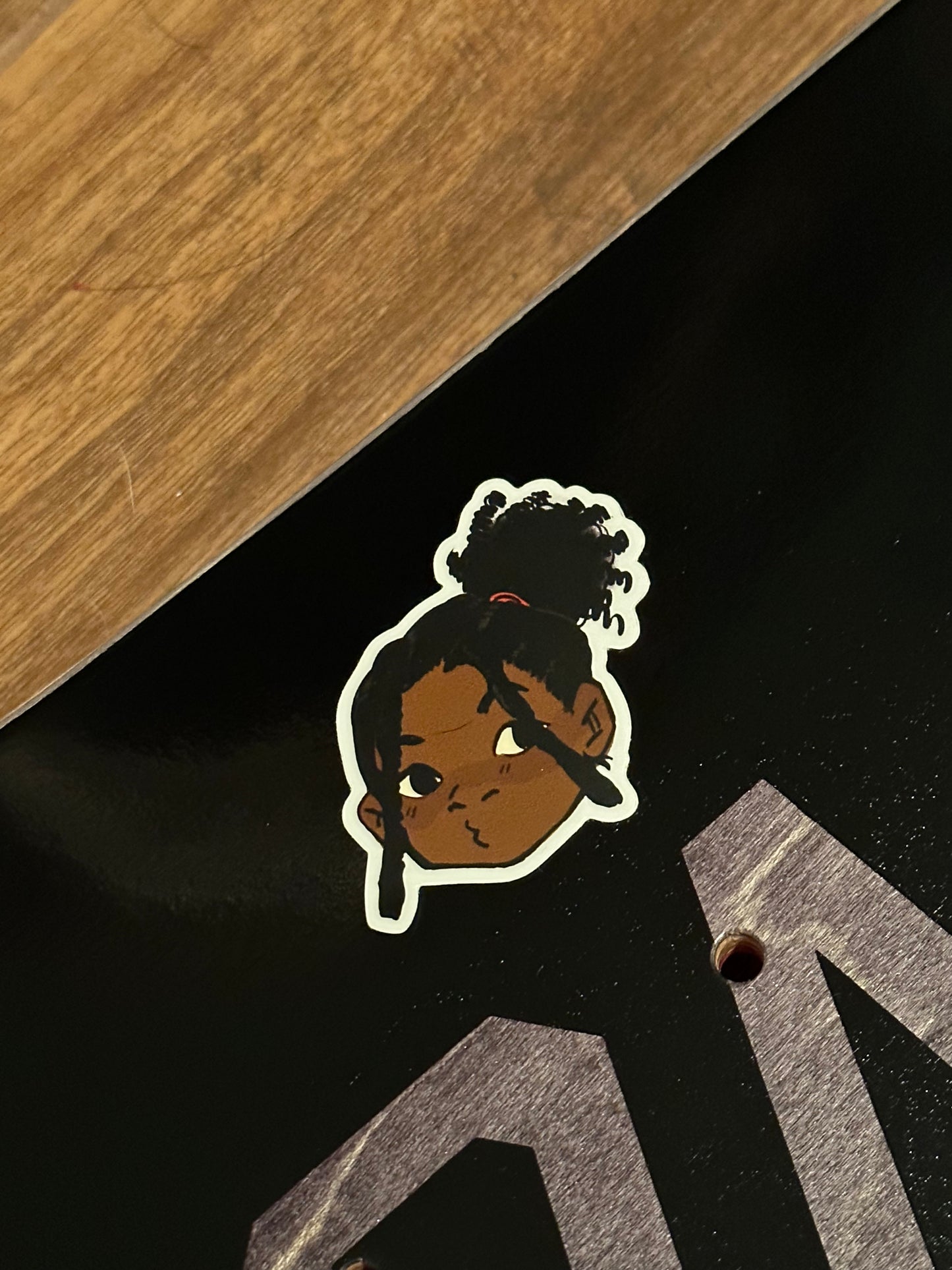 Marcus Yin Jones III - Chibi head Sticker