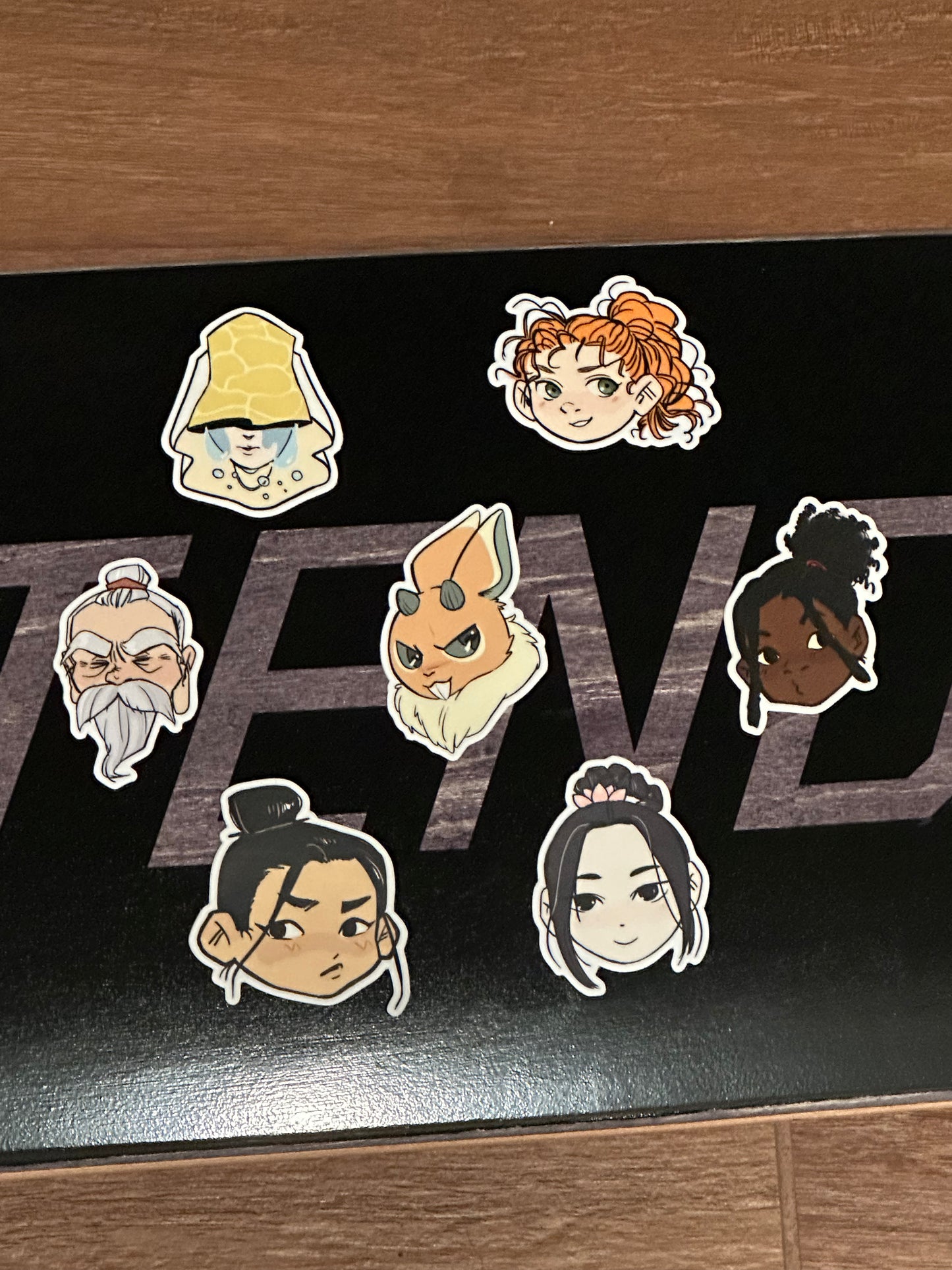 7 Chibi Head Stickers